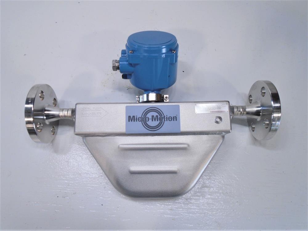 Micro Motion 1" x 1/2" 300# 316SS Coriolis Flowmeter F050SB05C2BAEZZZZ